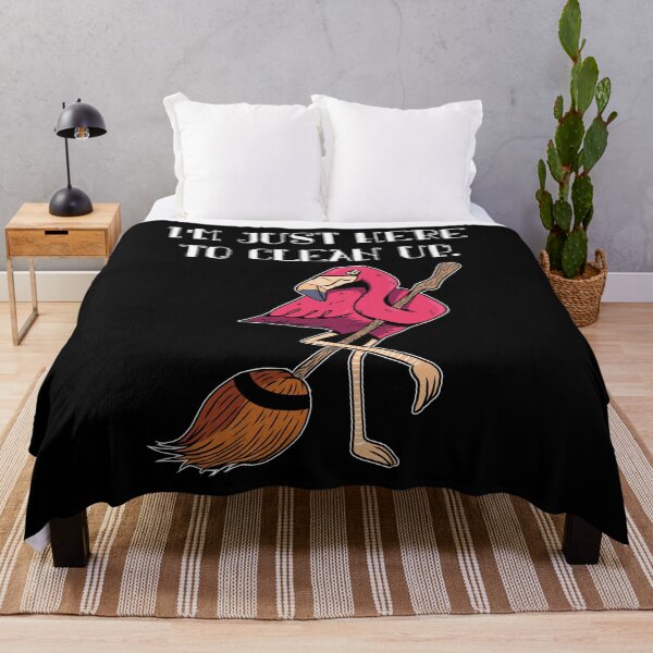 Item preview, Funny Flamingo cleaning lady T-shirt. designed and sold by emphatic.