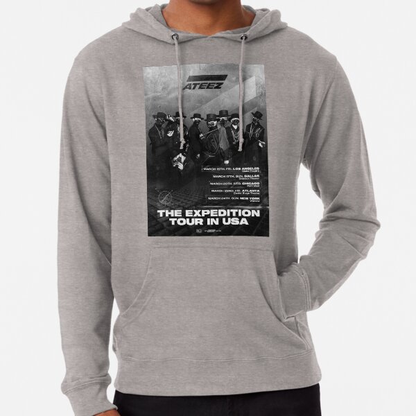 Ateez Expedition Tour USA Lightweight Hoodie for Sale by straykings