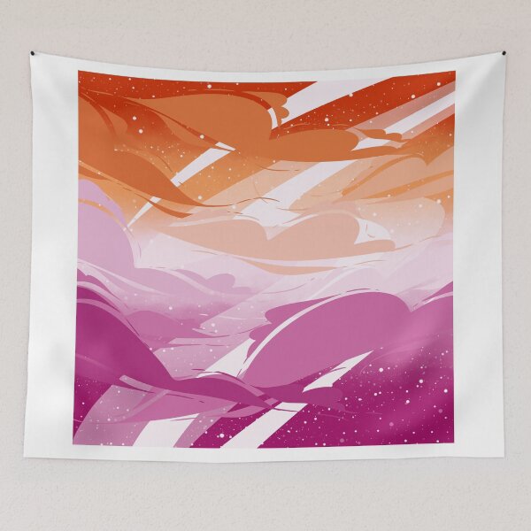 Item preview, Lesbian Pride Clouds designed and sold by screaming-pine.