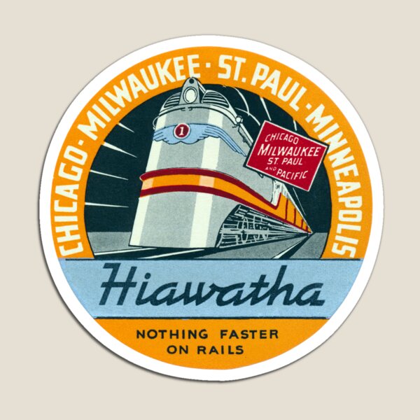 Artikel-Vorschau von 1935 Hiawatha-Eisenbahnzug, designt und verkauft von historicimage.