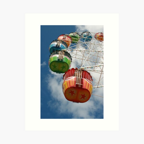Ferris Carriages Art Print