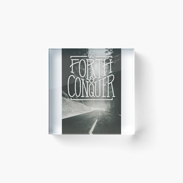 Item preview, go forth and conquet designed and sold by Kerry Pritchard.
