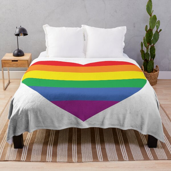 Item preview, Gay Pride - Rainbow Heart - Gay Pride Flag designed and sold by ShowYourPRIDE.