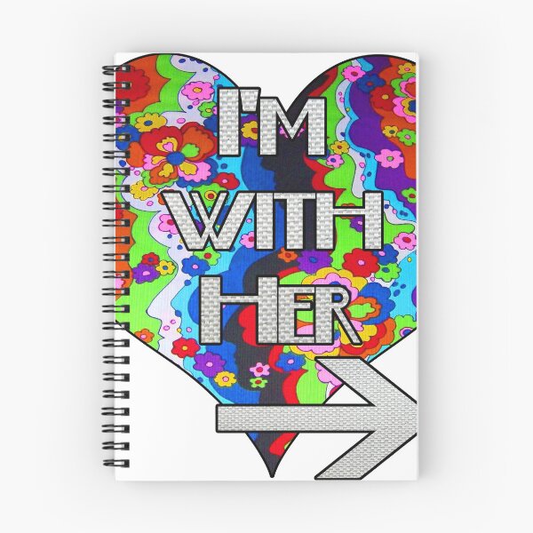 Item preview, I'm with her retro rainbow matching couple design designed and sold by artbyomega.