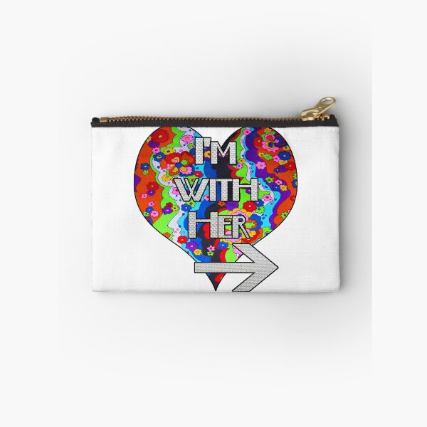 Item preview, I'm with her retro rainbow matching couple design designed and sold by artbyomega.
