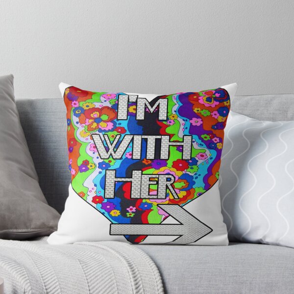 Item preview, I'm with her retro rainbow matching couple design designed and sold by artbyomega.
