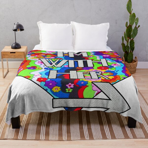 Item preview, I'm with her retro rainbow matching couple design designed and sold by artbyomega.