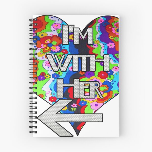 Item preview,  I'm with her retro rainbow matching couple design designed and sold by artbyomega.