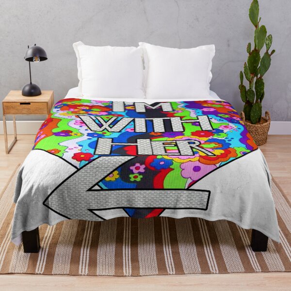 Item preview, I'm with her retro rainbow matching couple design designed and sold by artbyomega.