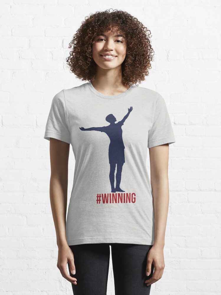 Alternate view of Megan Rapinoe - #Winnning Red, White, and Blue Essential T-Shirt