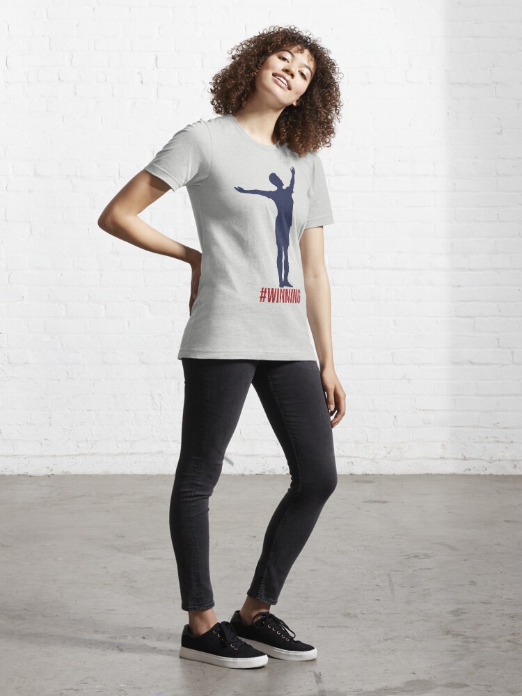 Alternate view of Megan Rapinoe - #Winnning Red, White, and Blue Essential T-Shirt