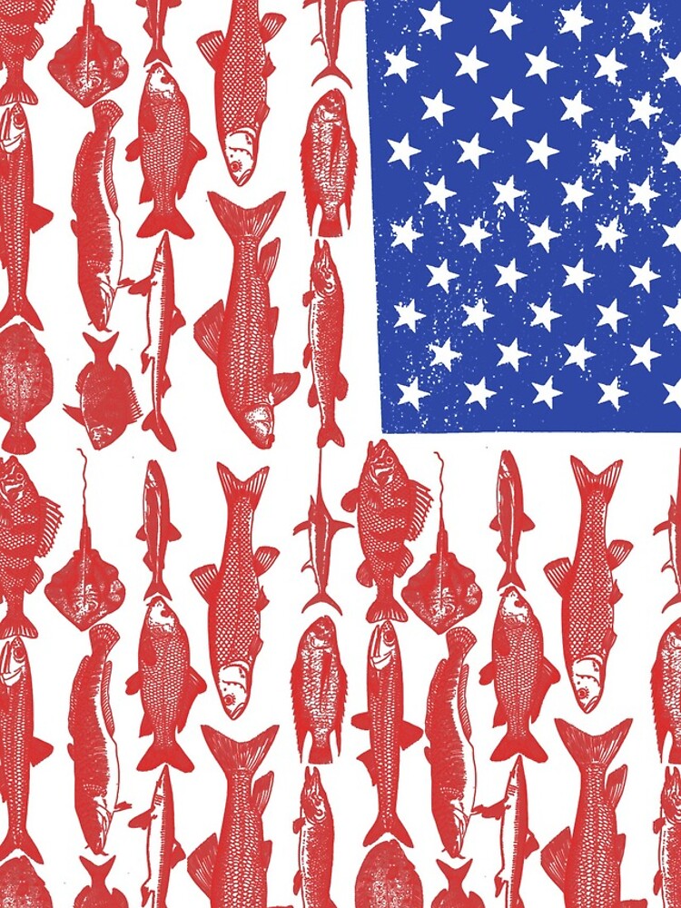 American Flag Fishing Design | iPhone Case