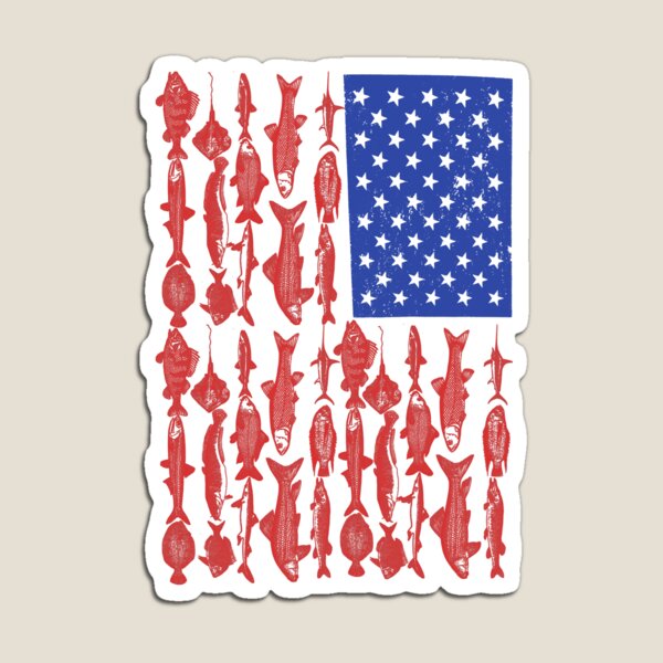 Item preview, American Flag Fishing Design designed and sold by gbingo.
