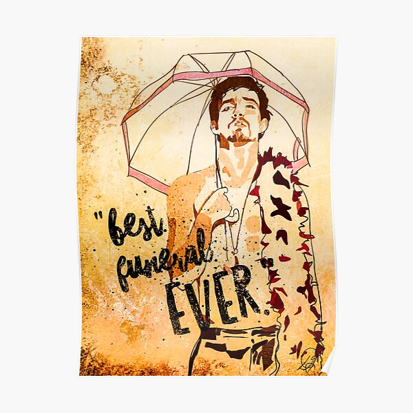 Umbrella Academy Art, Number 4 Klaus Hargreeves Poster