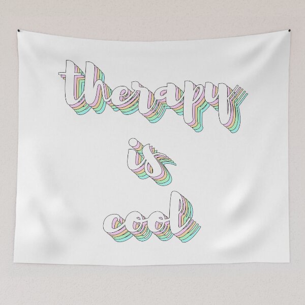 Item preview, therapy is cool retro designed and sold by aburgerr.