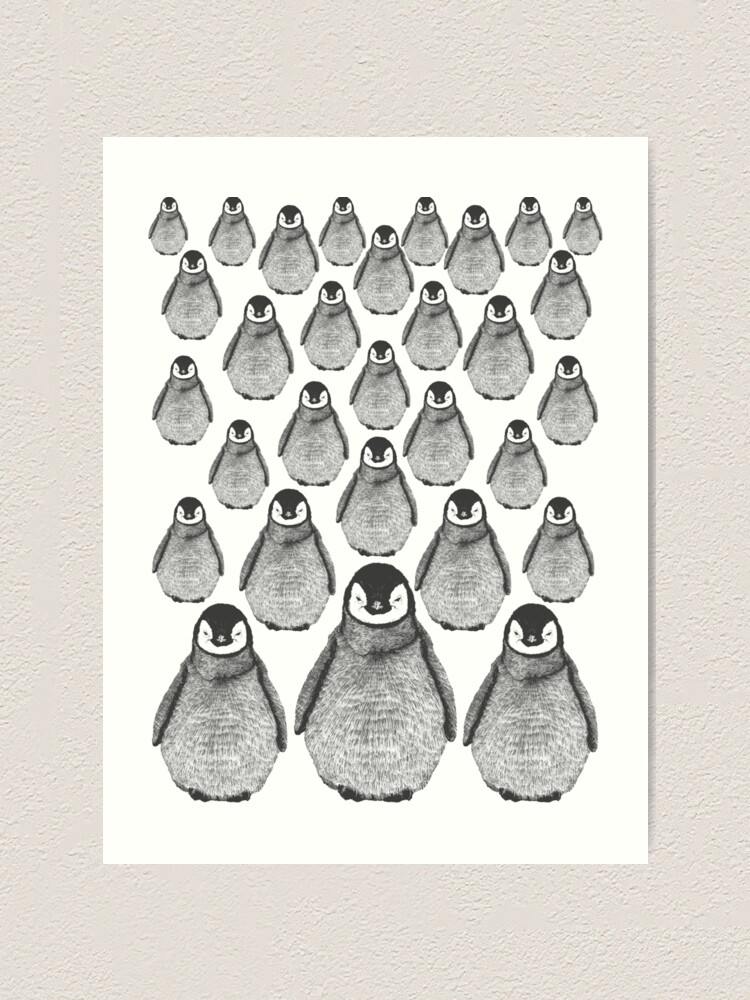 Alternate view of penguin 2 Art Print