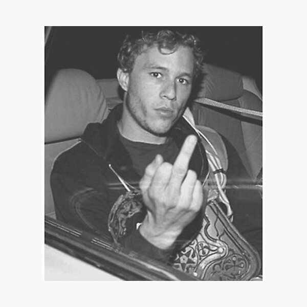 young Heath Ledger Photographic Print