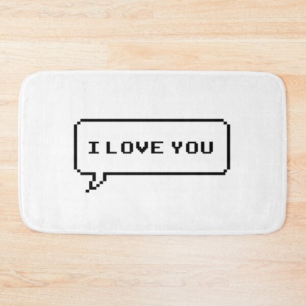 Item preview, I love you - text bubble designed and sold by emwight.