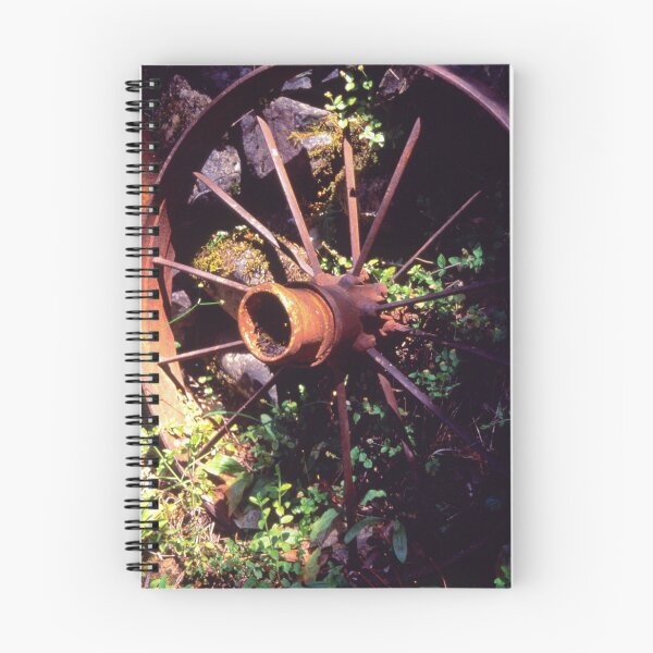 Item preview, Rustic wagon wheel as a yard ornament. designed and sold by jklune.