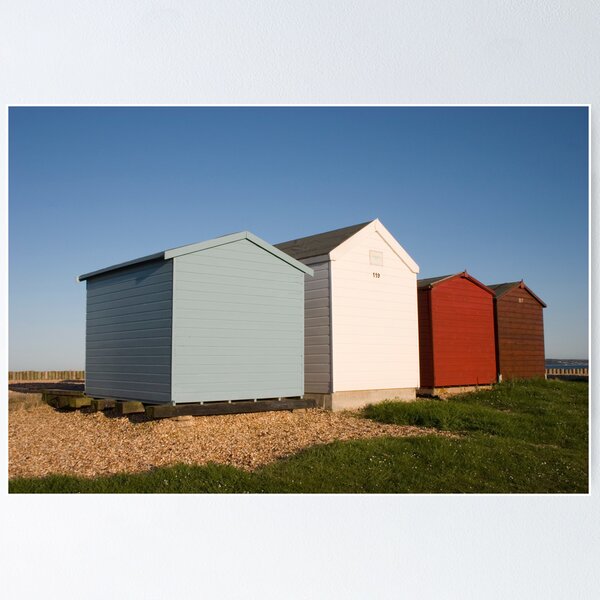 Item preview, Colourful beach huts in Calshot designed and sold by Ian Middleton.