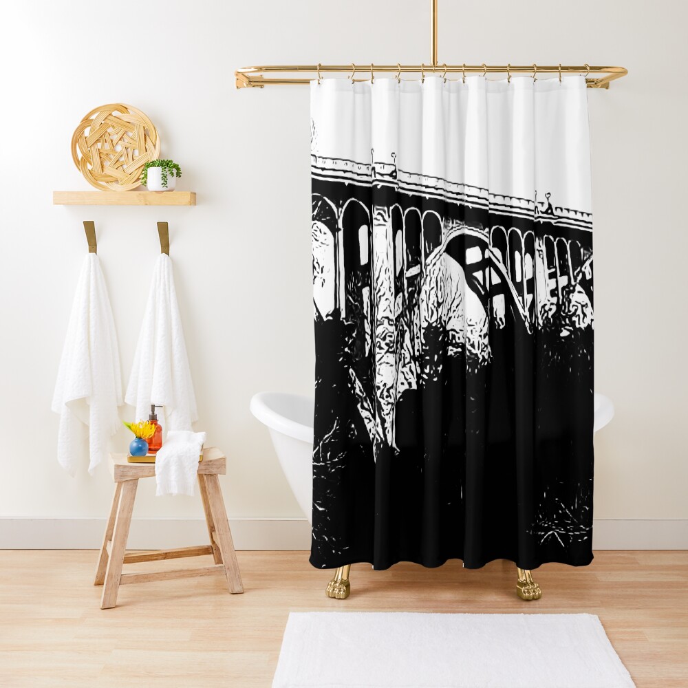 Colorado Street Bridge, Pasadena, California Shower Curtain