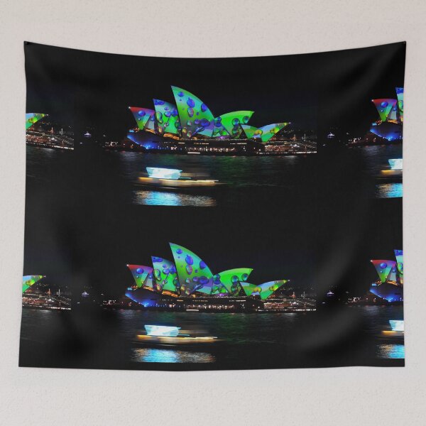 Item preview,  Vivid Festival 2018- Opera House Water Drops designed and sold by muz2142.