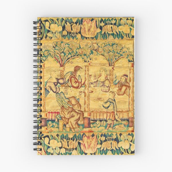Item preview, Jesus with Mary Magdalene 16th Century German Tapestry Print designed and sold by Vicky Brago-Mitchell®.