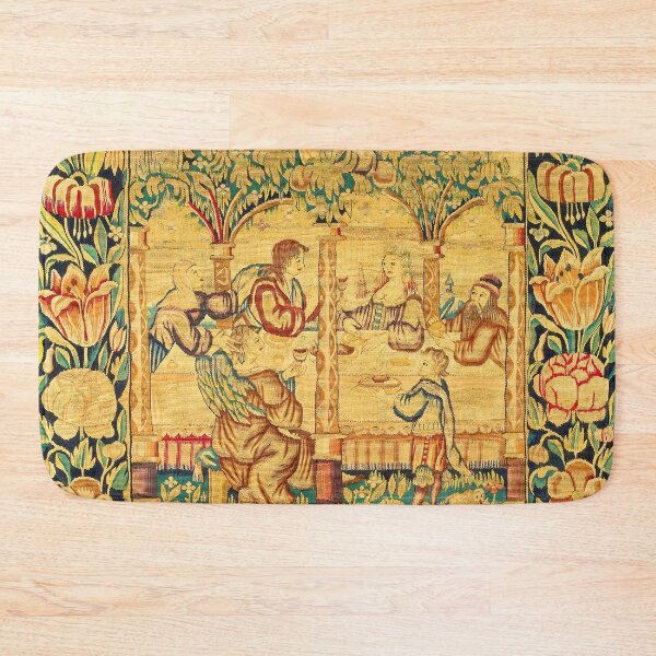 Item preview, Jesus with Mary Magdalene 16th Century German Tapestry Print designed and sold by Vicky Brago-Mitchell®.