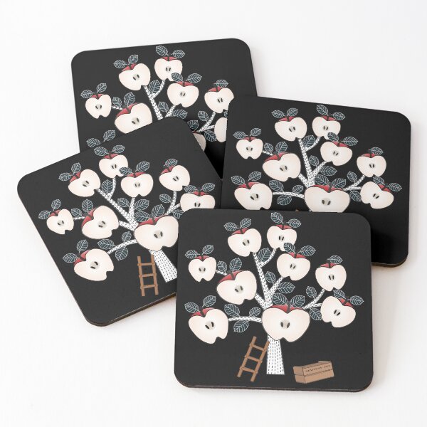 Item preview, "Newton's Apple Tree, Ladder and Crate" designed and sold by StairiArt.