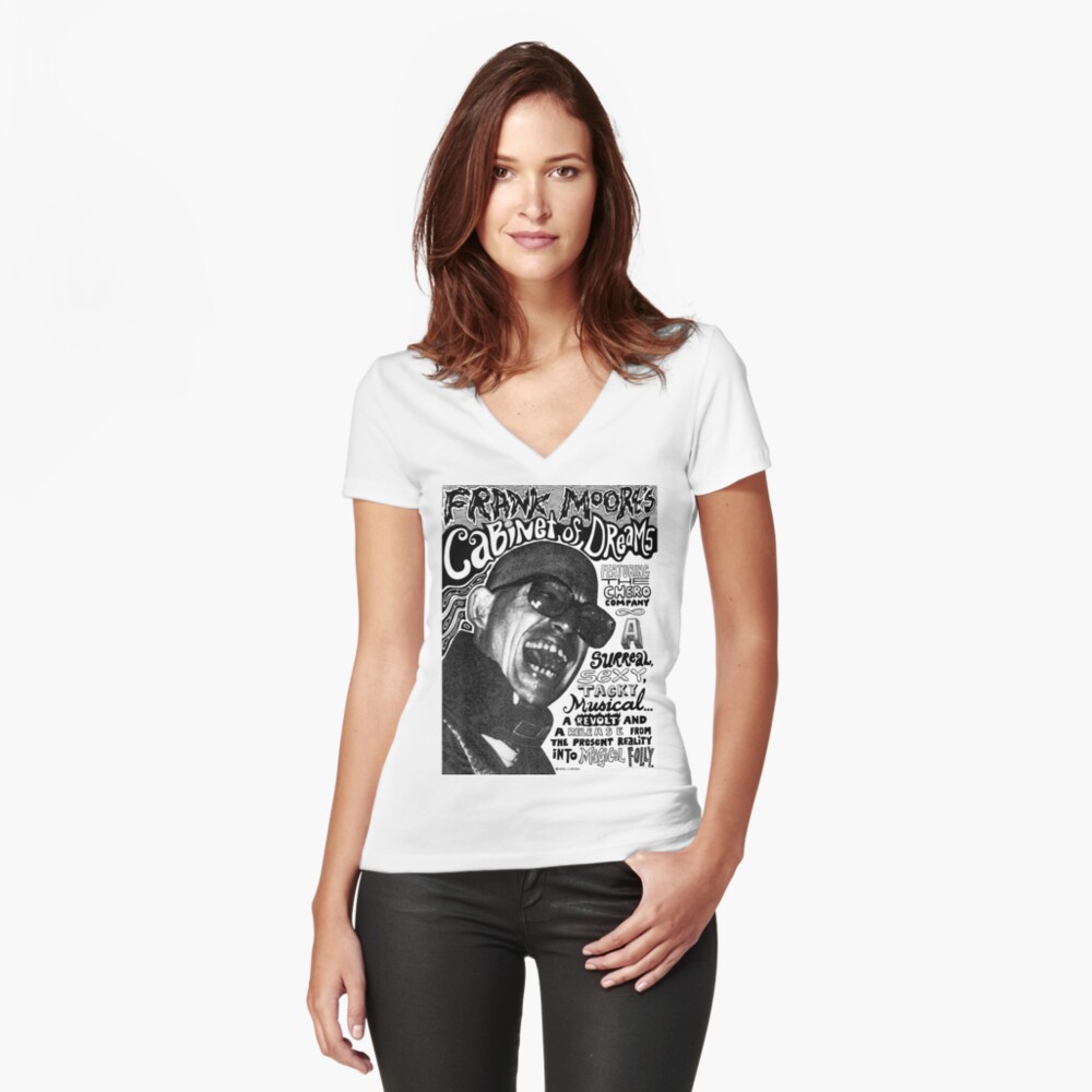 Item preview, Fitted V-Neck T-Shirt designed and sold by frankmoore.