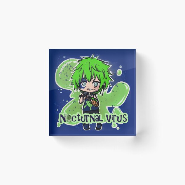 Item preview, Chibi Nox w/ Background (Killer Society OC) designed and sold by Senakha.