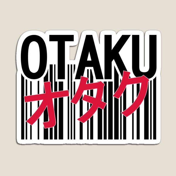 Item preview, Word Otaku with barcode, perfect big manga anime japanese gift designed and sold by ismagarri.