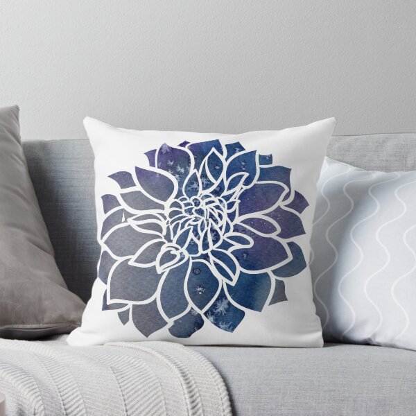 Item preview, Dalia azul acuarela designed and sold by Longeareddesign.