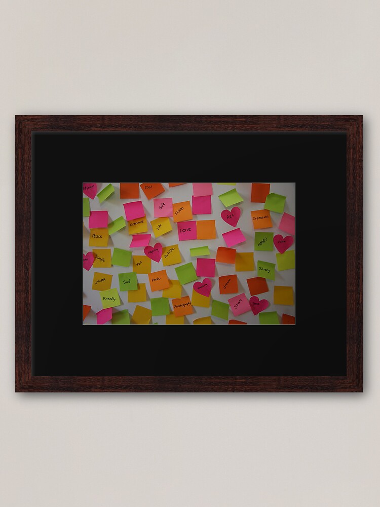 Post it notes  Poster for Sale by Nina Matthews Photography