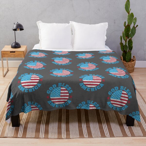 Item preview, God Bless America Flag - 4th of July design designed and sold by bkfdesigns.