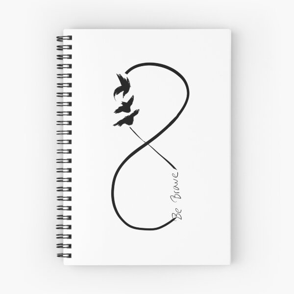 Item preview, Divergent - 'Be Brave' Infinity designed and sold by phabbyhowell.