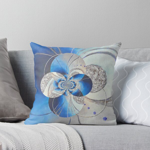 Item preview, Blue And White Circular Patterns designed and sold by Faye Anastasopoulou.
