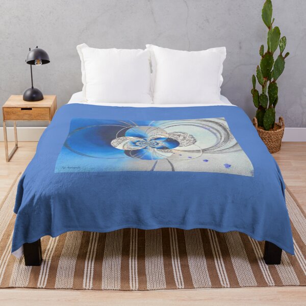 Item preview, Blue And White Circular Patterns designed and sold by Faye Anastasopoulou.