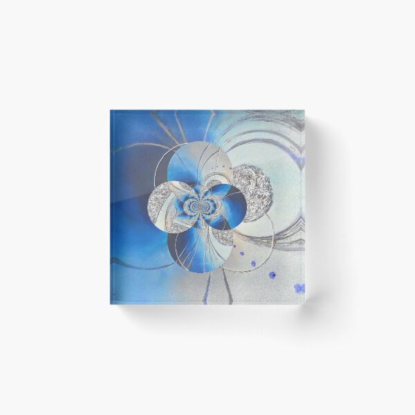 Item preview, Blue And White Circular Patterns designed and sold by Faye Anastasopoulou.