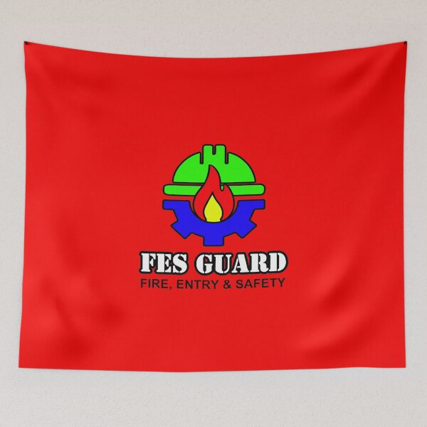 Item preview, Fire, Entrance and Safety Guard; designed and sold by StickerApe.