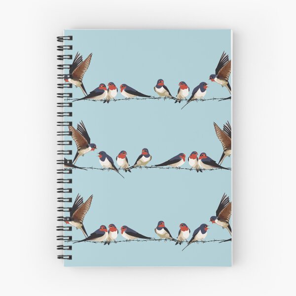 Item preview, Swallows on barbed wire #2 designed and sold by EmmeBi-graphic.