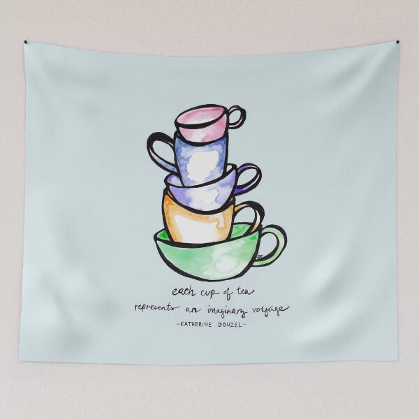 Item preview, Every Cup of Tea Quote designed and sold by PricklyPearfect.