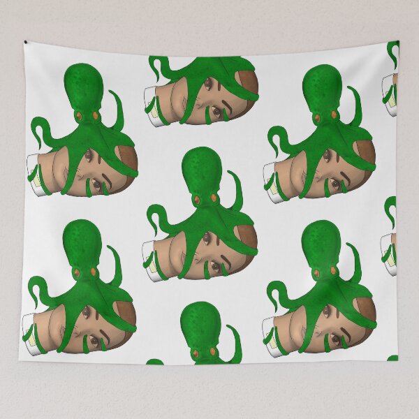 Item preview, octohead designed and sold by IanByfordArt.