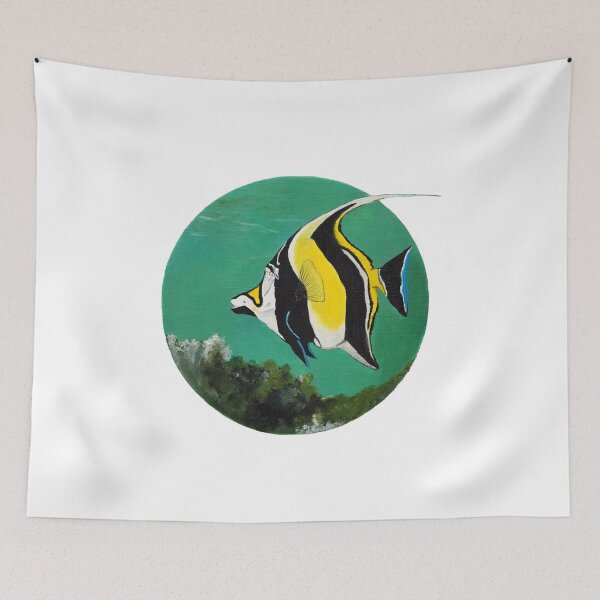 Item preview, Moorish Idol Fish designed and sold by 33Sbart16.