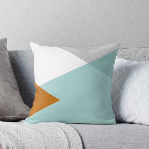 Item preview, Geometrics - aqua & orange concrete designed and sold by Gale Switzer.
