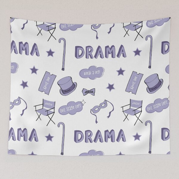 Item preview, Light Purple Drama School Subject Sticker Pack designed and sold by The-Goods.