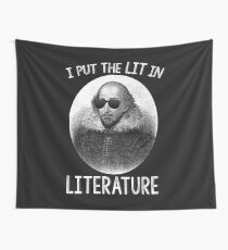 Ich setze das LIT in die Literatur Wandbehang