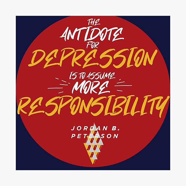 Item preview, Quotes from: Jordan B. Peterson on The Antidote For Depression designed and sold by Miscellaneous Co..