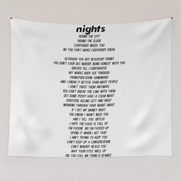 Item preview, Nights - Frank designed and sold by claywalkr.