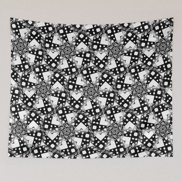 Item preview, BW Starsky  Abstract Pattern designed and sold by webgrrl.